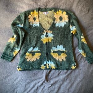 Urban Outfitters flower cardigan Size Medium